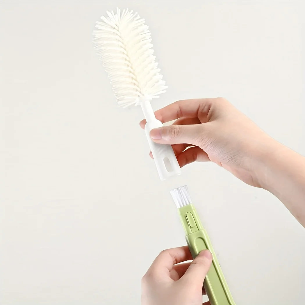 Multifunctional Bottle and Cup Cleaning Brush Set