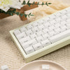 Crystal Clear Jelly Keycaps with Side-Printed Legends for Mechanical Keyboards