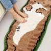 Cute Cat Print Non-Slip Area Rug