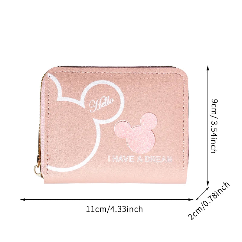 Adorable Cartoon Mini Wallet with Coin Pocket