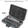 40-in-1 Magnetic Ratchet Screwdriver Set with Detachable Handle