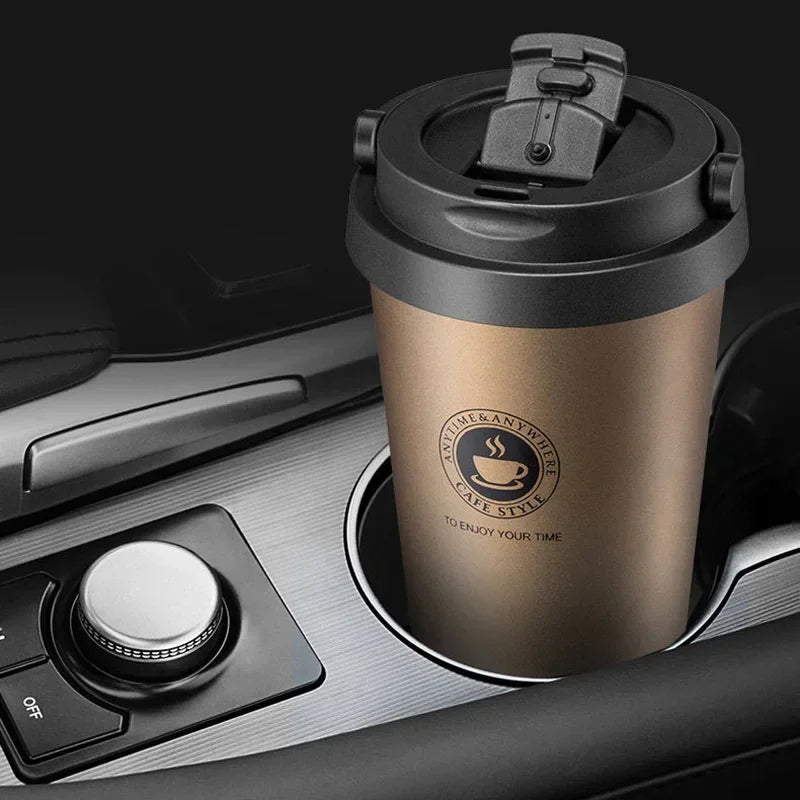 Double-Wall Insulated Travel Coffee Mug