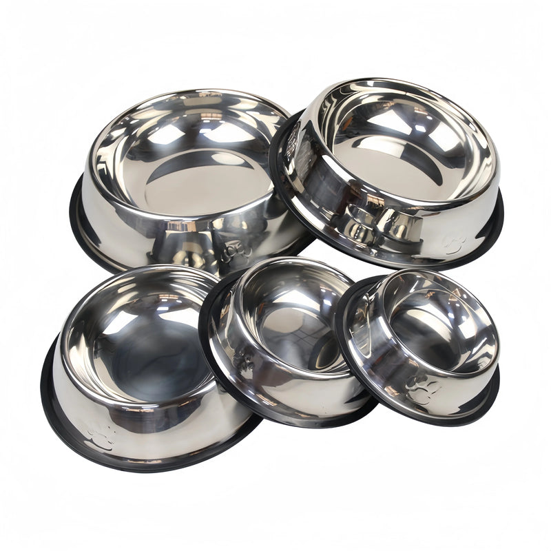 Stainless Steel Pet Feeding & Water Bowl
