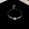 Rhinestone Round Clasp Bracelet