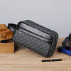 Vintage Leather Men's Clutch Bag with Detachable Waist Strap
