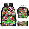 Cartable Enfant Cartoon Sprunki avec Pochette Avant