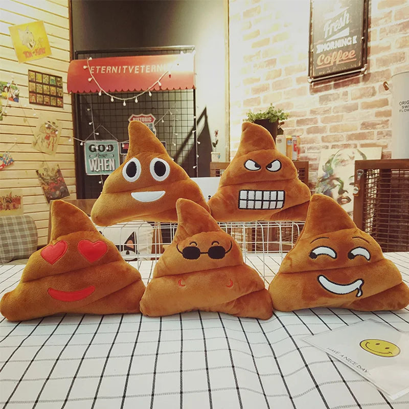 Funny Poop Plush Pillow – Soft Novelty Toy