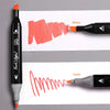Double-Headed Art Marker Set for Drawing, Sketching & Manga