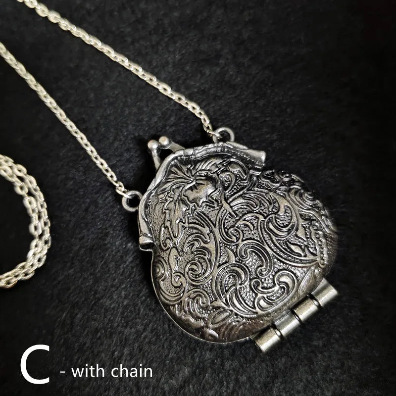 Retro Bronze Mini Locket Pendant
