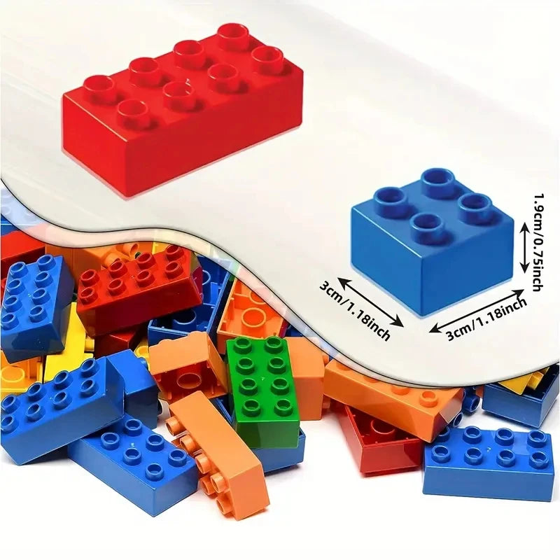 Creative Building Blocks Set - 200 Pieces with Base Plate