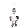 High-Contrast Baby Rattle Plush Toy for Stroller and Crib