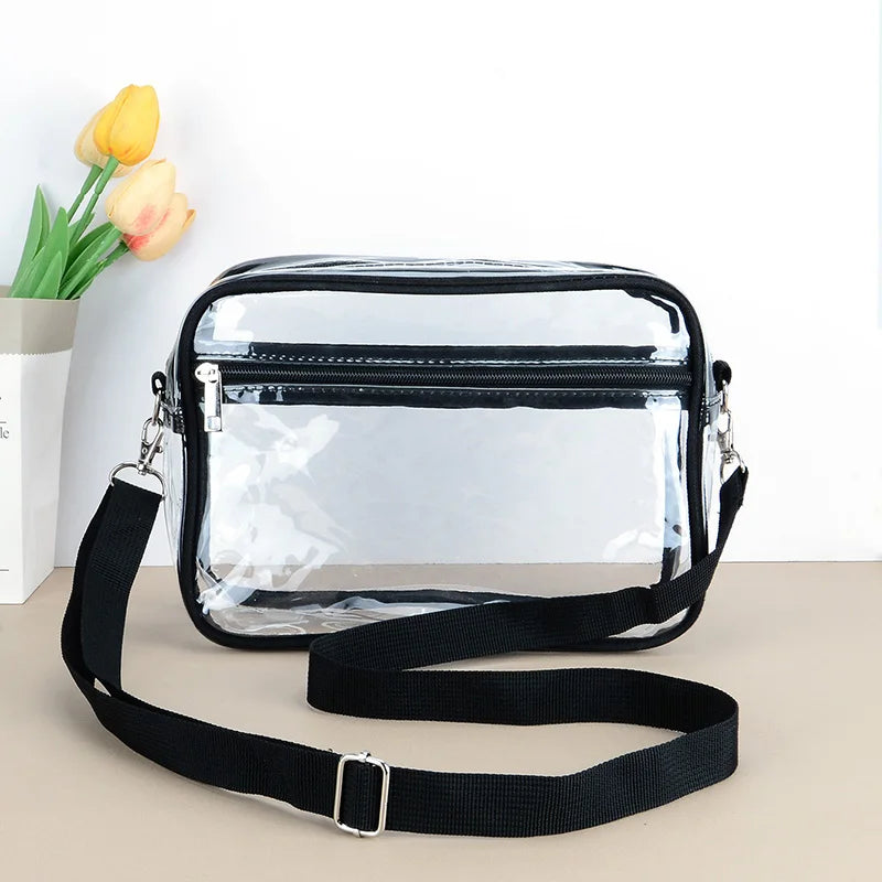 Clear PVC Crossbody Bag