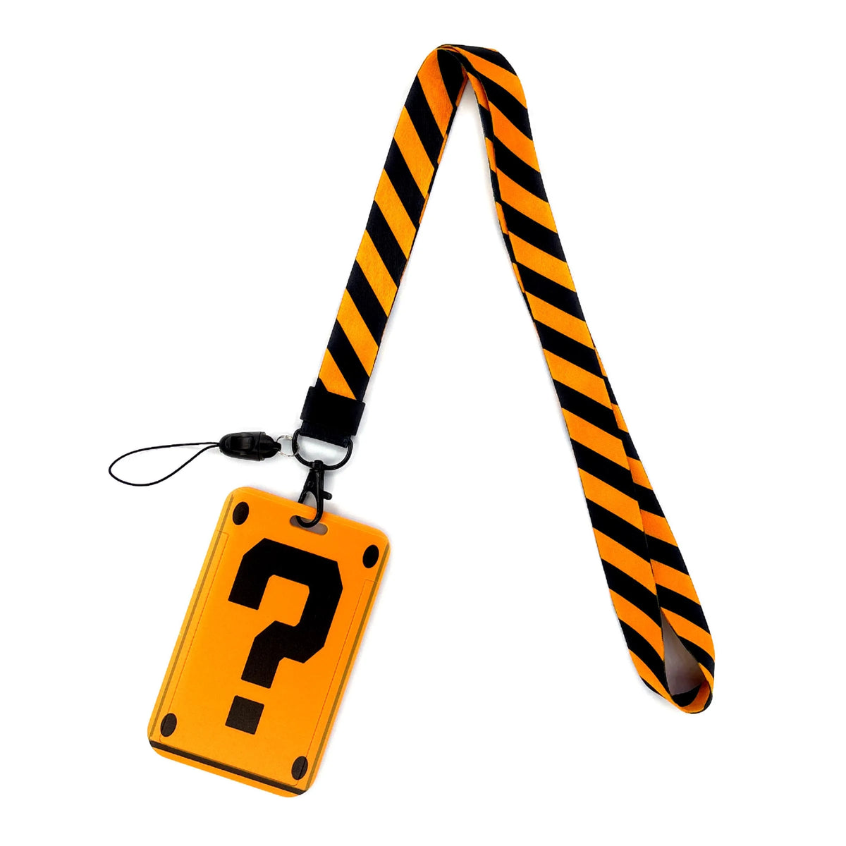 Retro Tape Design Lanyard with Card Holder