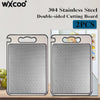 Stainless Steel Cutting Board with Measurement Guide