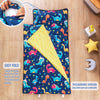 Dinosaur Toddler Nap Mat with Removable Pillow and Fleece Blanket