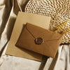 Premium Linen Stationery Set with Wax Seal Kit