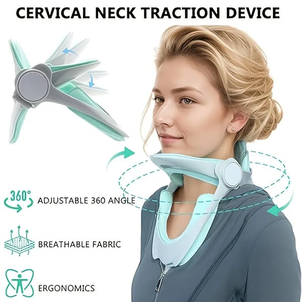 Ergonomic Neck Support Pillow with Adjustable Strap