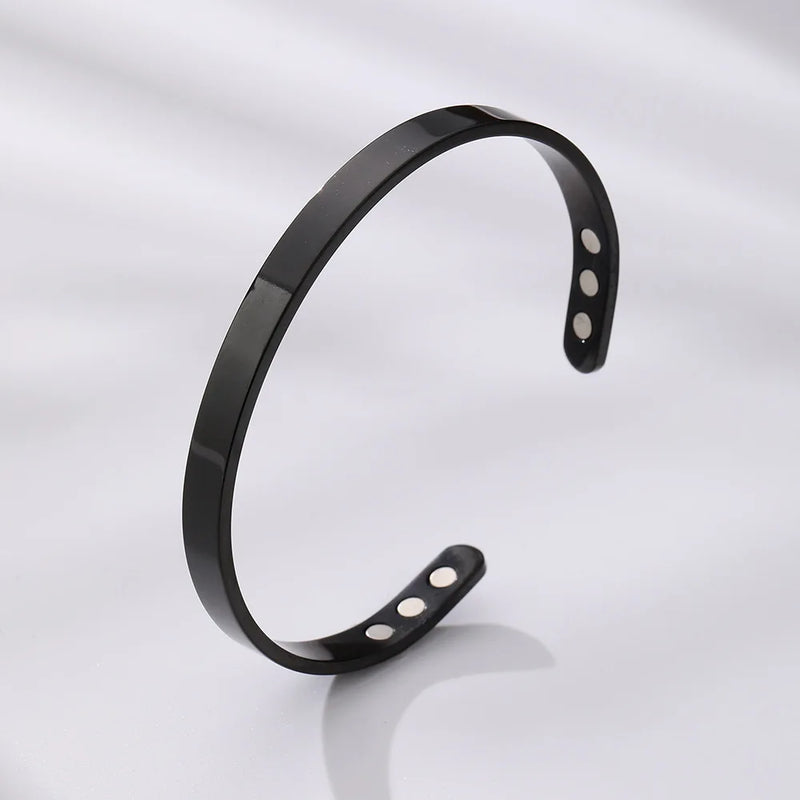 Adjustable Magnetic Cuff Bracelet