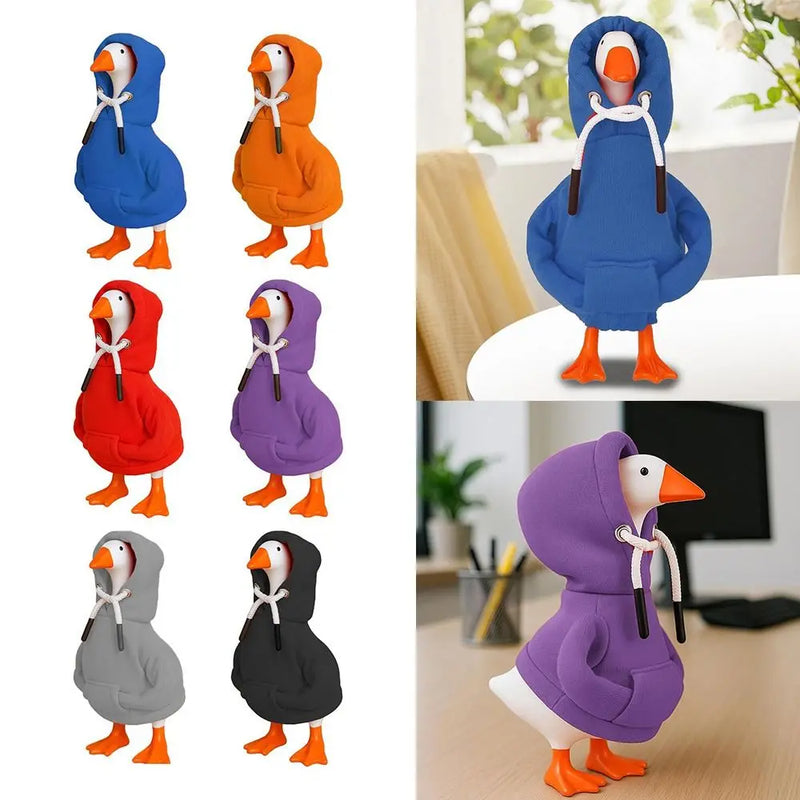 Red Hoodie for 5-Inch Desk Goose