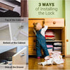 Magnetic Child Safety Cabinet Locks (Set of 2)