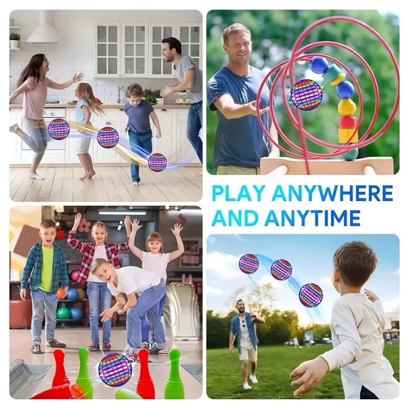 Hand-Controlled Flying Hover Ball with LED Lights