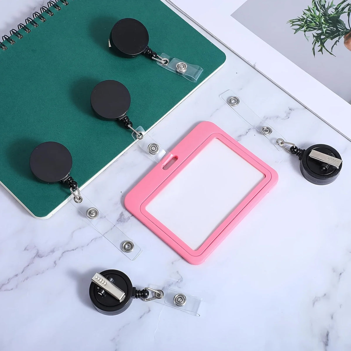 Retractable Badge Reel with Rotating Clip