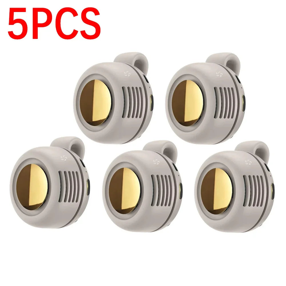 Portable Clip-On Mini Bladeless Fan with 3 Speeds