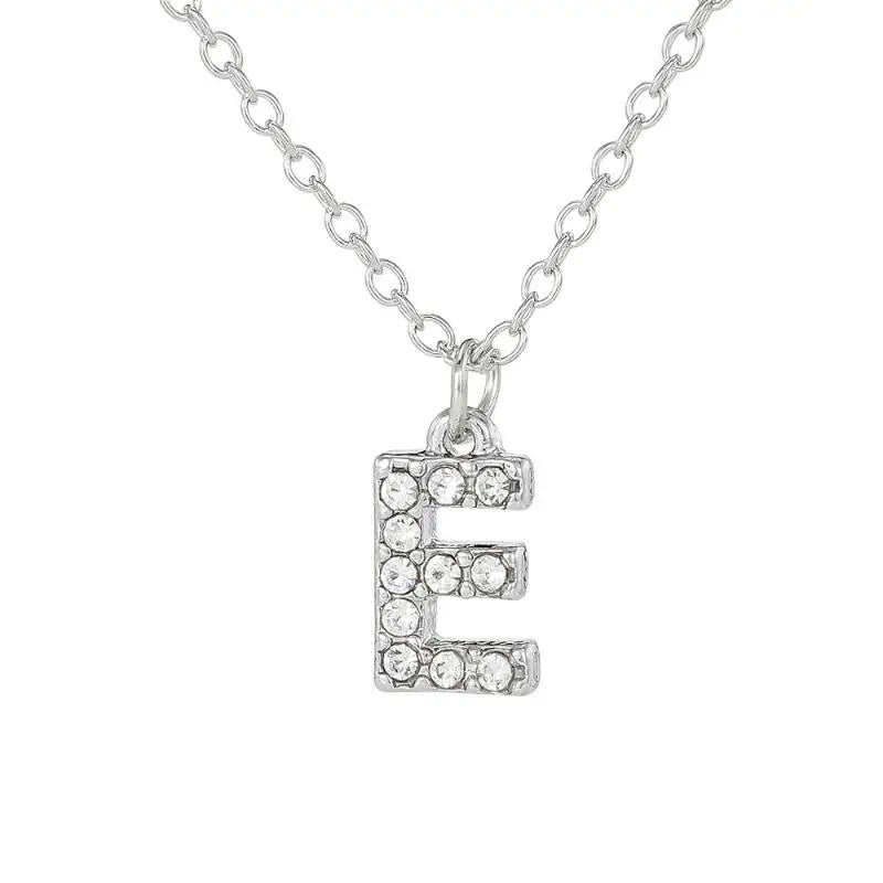 Initial Letter Pendant Necklace