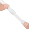 Adjustable Telescopic Curtain Rod with Spring-Loaded Ends