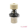 A universal lockstitch sewing machine thread tension gripper with a plastic collar and metal spring mechanism.