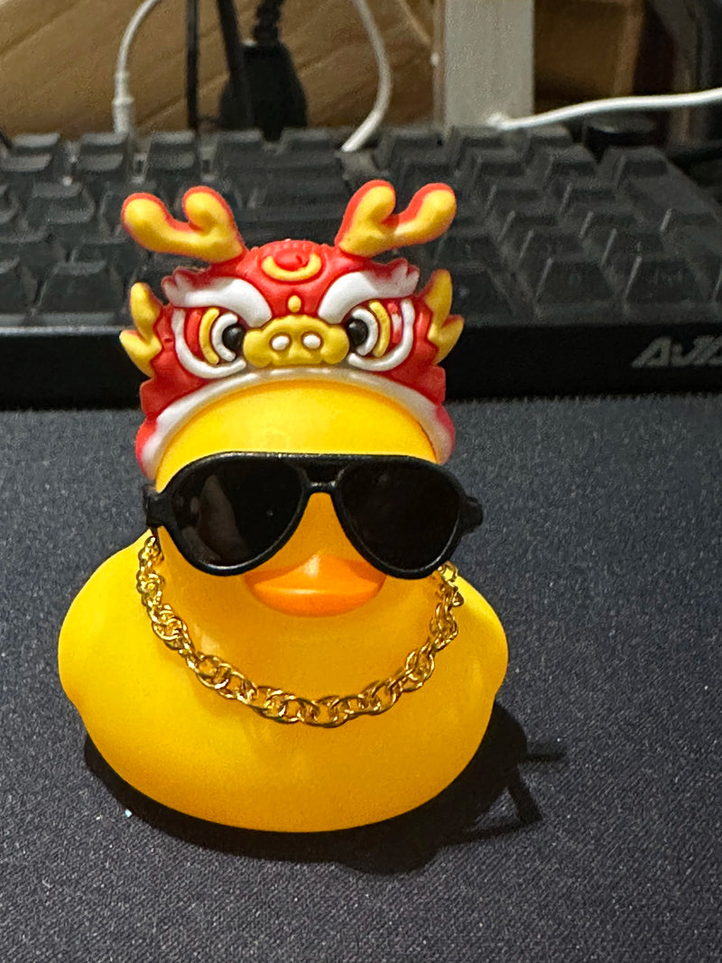 Adorable Rubber Duck Dashboard Ornament