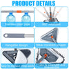 360° Rotating Wall Cleaning Mop with Extendable Handle