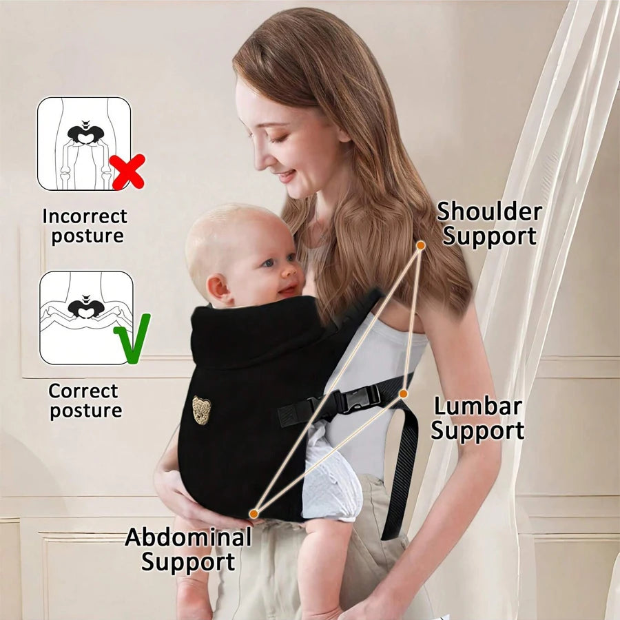 4-in-1 Ergonomic Baby Carrier with Adjustable Straps