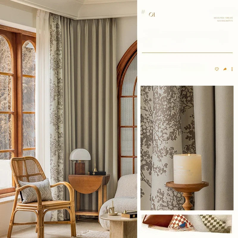 Luxury Chenille Blackout Curtains