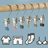 Stainless Steel Clothespins with Hooks