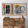 Bauhaus Abstract Geometric Canvas Wall Art