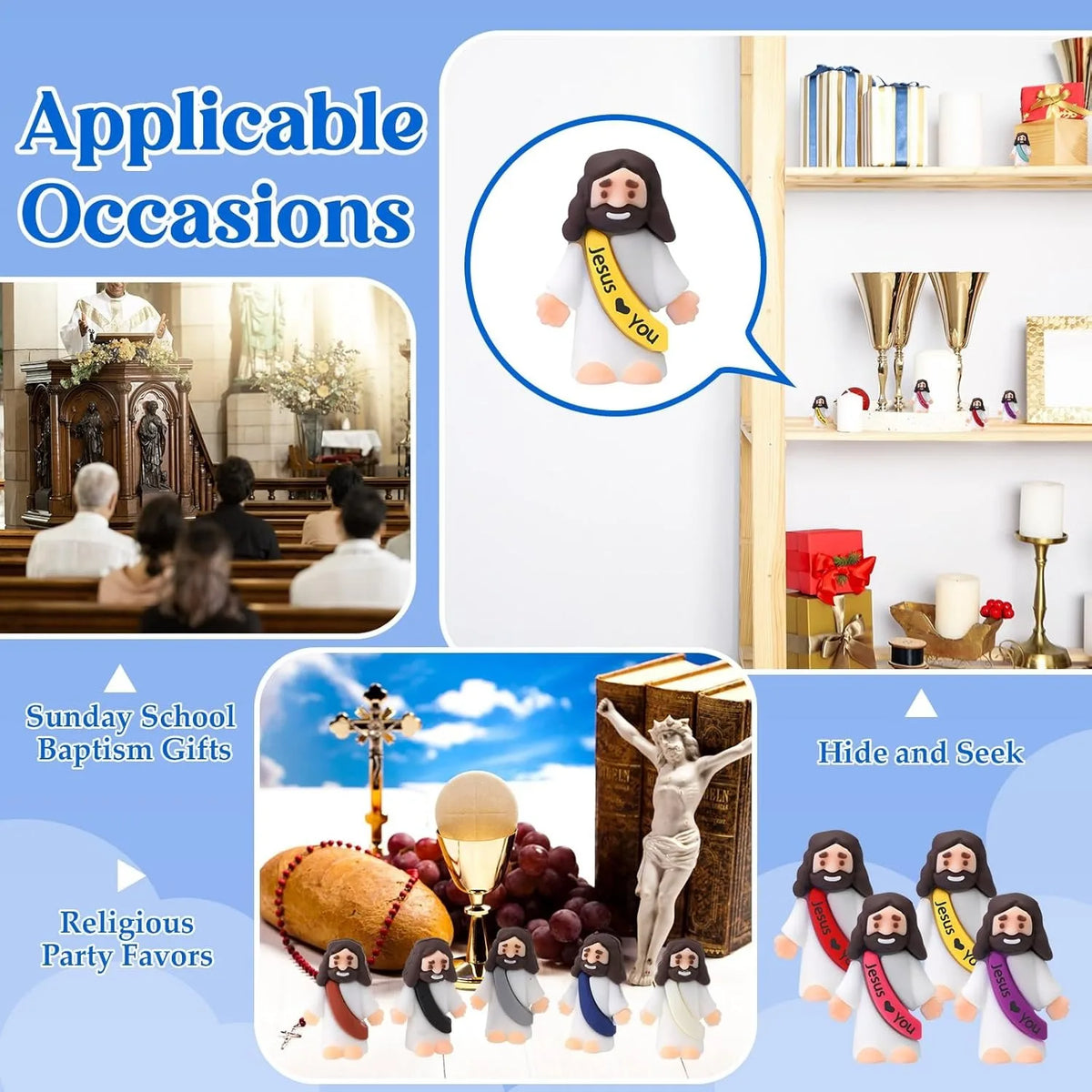 Jesus Christmas Ornaments for Holiday Decor and Gifting