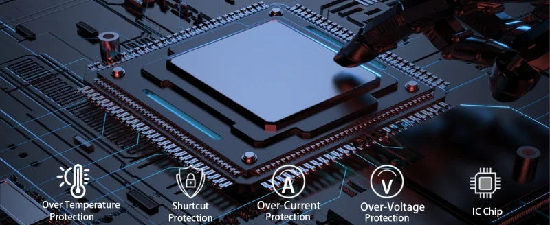 65W HP Laptop Charger with 4.5mm Blue Tip Connector