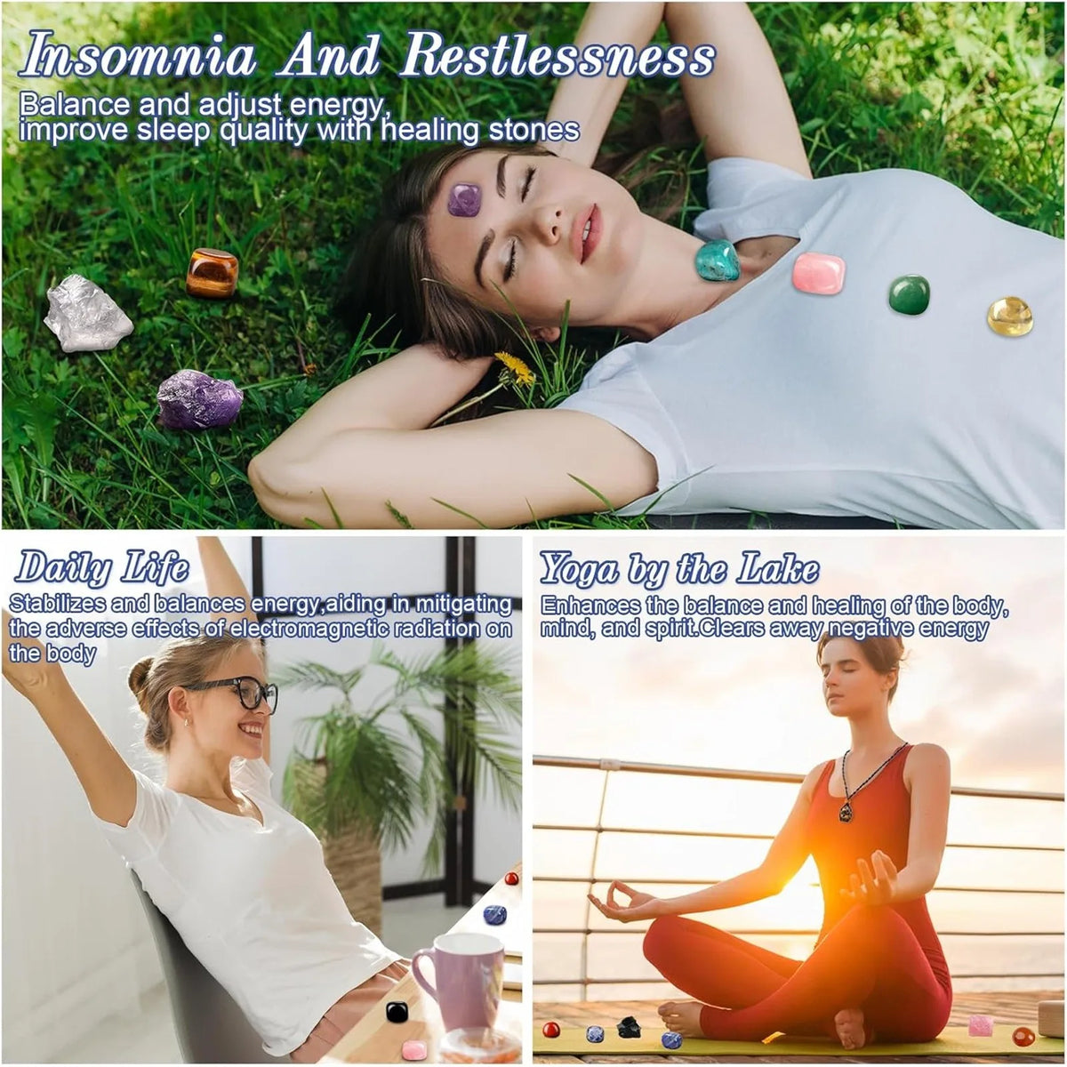 24-Day Crystal Advent Calendar – Natural Chakra Gemstones for Mindfulness & Holiday Countdown