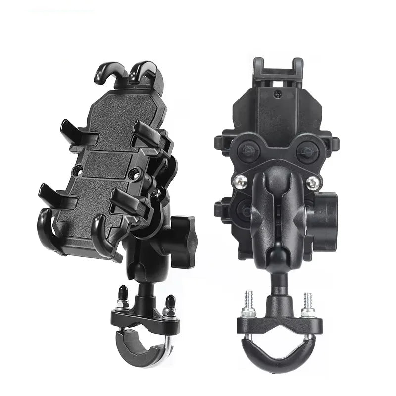Shock-Absorbing Motorcycle Phone Mount