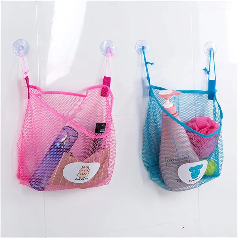 Kids' Bathroom Mesh Toy Organizer Basket