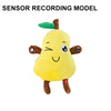 Musical Fruit Plush Toy with Beat Detection and Recording