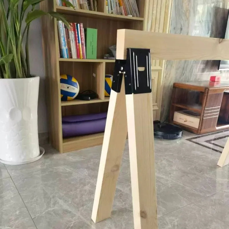 Heavy-Duty Sawhorse Brackets for Woodworking Workbenches