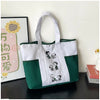 Snoopy Canvas Tote Bag with Crossbody Strap