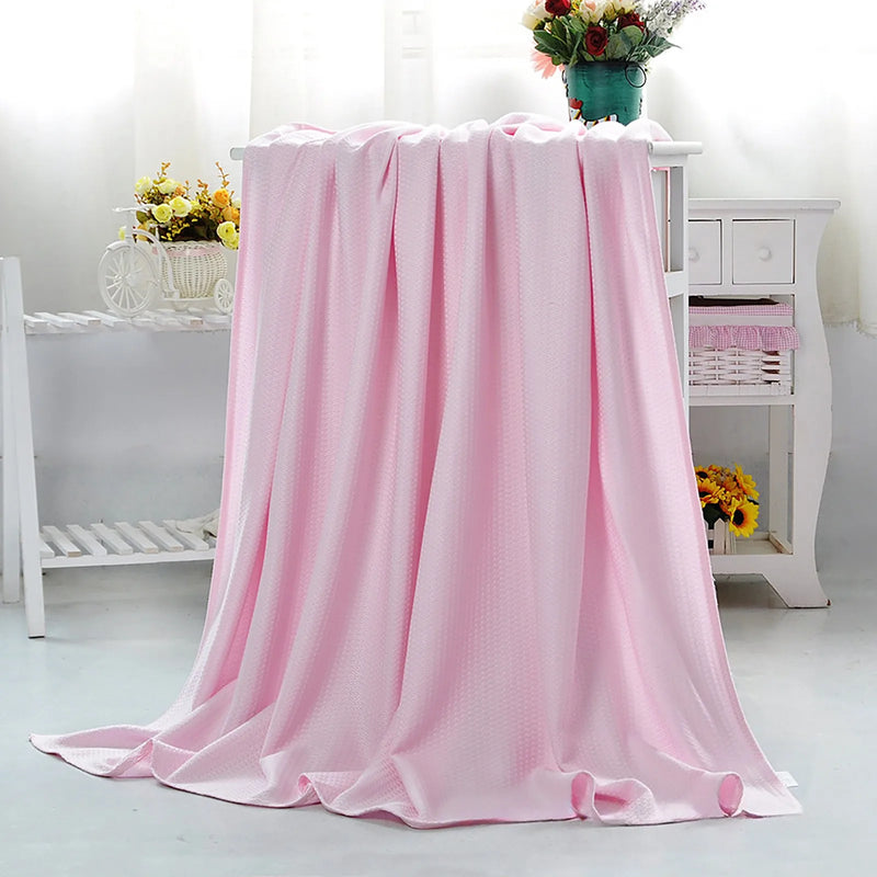 Bamboo Fiber Cooling Throw Blanket