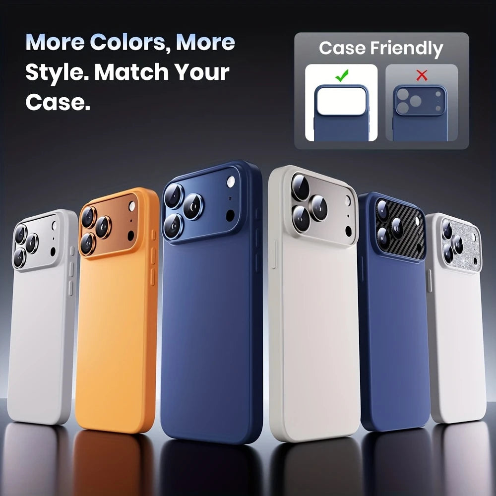 Carbon Fiber Camera Lens Protector for iPhone 17 Pro Max & Pro