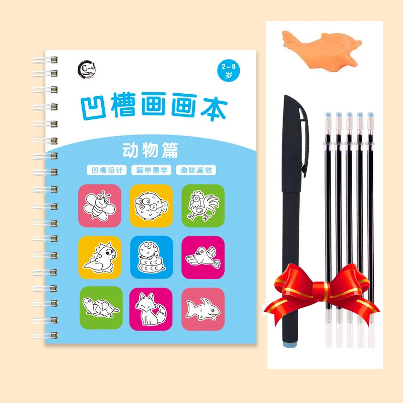 Magic Groove Practice Copybook for Kids