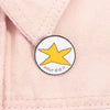 Fun Meteor Enamel Pin with Star Design