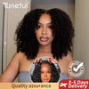 Kinky Curly HD-Spitzenperücke ohne Kleber