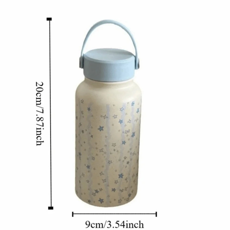 900ml Stainless Steel Insulated Travel Tumbler with Leak-Proof Lid and Straw
